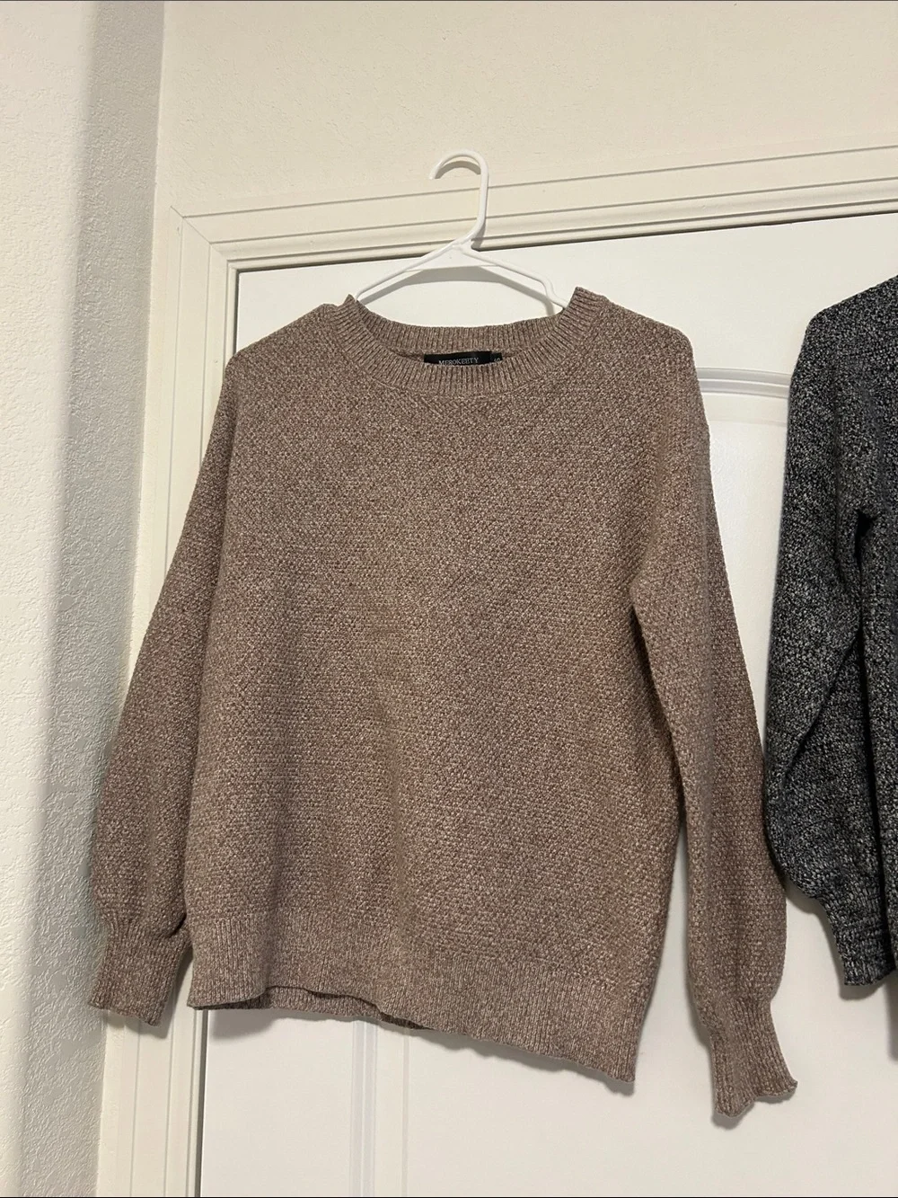 Pair of Women’s Chunky Crewneck Sweaters - Size Small